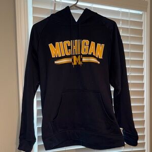 Pro Edge Navy and Gold Michigan Hoodie